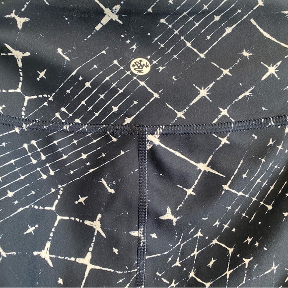 Manduka Star Gaze Leggings Navy White Size Small - Picture 3 of 8